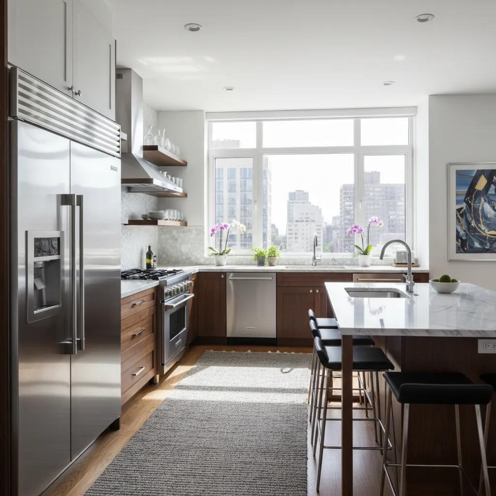 Premium Viking kitchen appliance lineup